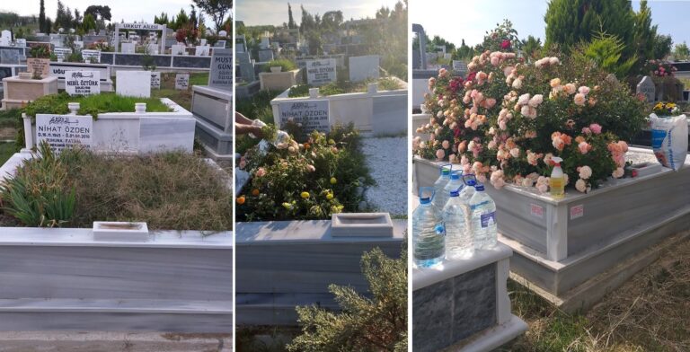 Mezar Bakım Fotoğrafları nihat özden esra hanım (2)